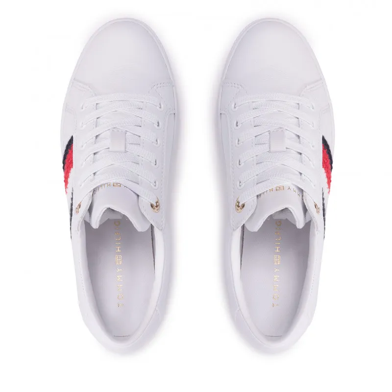 biale-trampki-na-lato-damskie-tommy-hilfiger-wzor-stan-nowy