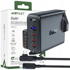 acefast-szybka-ladowarka-gan-uk-100w-power-delivery-3x-usb-c-1x-usb-czarna