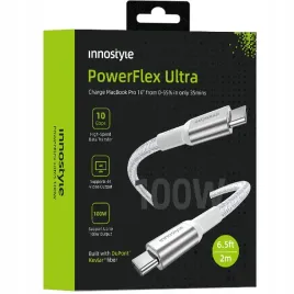 innostyle-kabel-usb-c-szybkie-ladowanie-thunderbolt-10gbps-100w-kevlar-2m