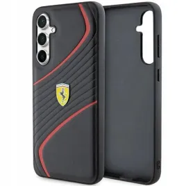 etui-ferrari-twist-metal-logo-na-samsung-galaxy-s23-fe-czarne