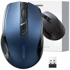 ugreen-mysz-optyczna-bezprzewodowa-usb-2-4ghz-bluetooth-4000-dpi-niebieska