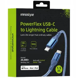 innostyle-kabel-usb-c-lightning-mfi-szybkiego-ladowania-do-iphone-kevlar-2m