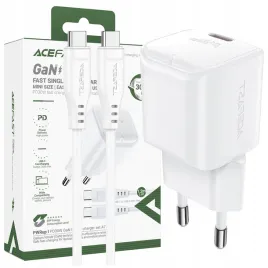 acefast-szybka-ladowarka-sieciowa-mini-pd-30w-gan-kabel-usb-c-biala