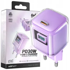 acefast-ladowarka-sieciowa-pd-30w-gan-usb-c-z-wyswietlaczem-fioletowa