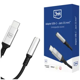3mk-adapter-przejsciowka-usb-c-jack-35-mm-szybka-wytrzymala-czarno-srebrna