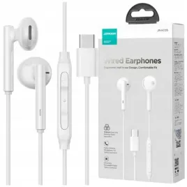 joyroom-sluchawki-douszne-przewodowe-1-2m-z-pilotem-wtyczka-usb-c-biale