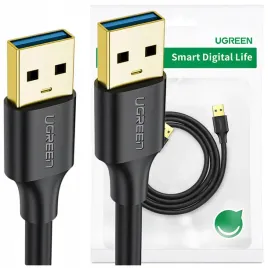 ugreen-kabel-przewod-krotki-wytrzymaly-usb-a-usb-a-usb3-0-5gb-s-0-5m-czarny