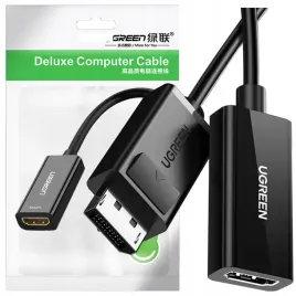 ugreen-kabel-adapter-przejsciowka-dp-meski-hdmi-zenski-4kx2k-czarny