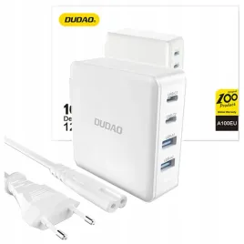 dudao-ladowarka-sieciowa-gan-100w-2xusb-c-2xusb-biala-szybka