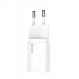 baseus-ladowarka-usb-typ-c-25w-quick-charge-biala-prad-wyjsciowy-3000-ma