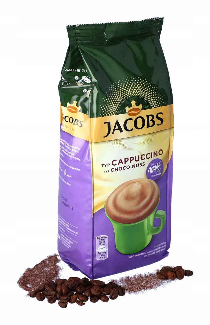 3 x Jacobs Cappuccino Milka CHOCO 500g ZESTAW Smak Czekolada