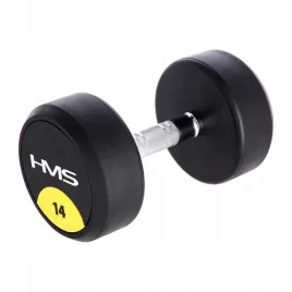 hms-hg-pro-14-kg-hantle-gumowane-powlekane-stale-do-cwiczen-fitness