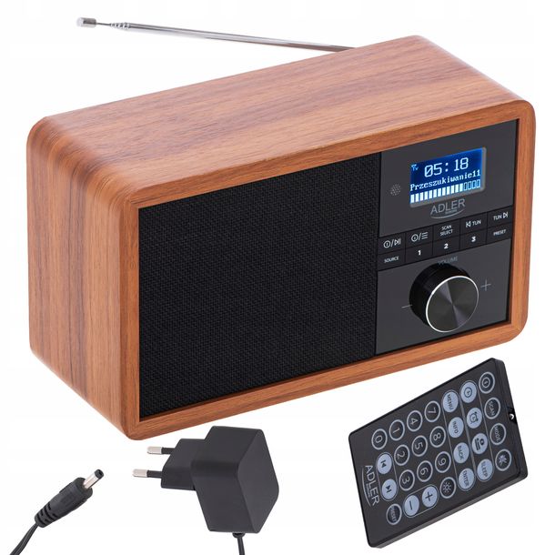 RADIO KUCHENNE RETRO BLUETOOTH FM DAB+ USB LCD MOC