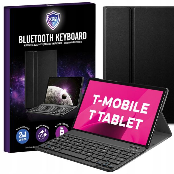 Bezprzewodowa klawiatura z etui do T-Mobile T Tablet TAB 5G 10.36