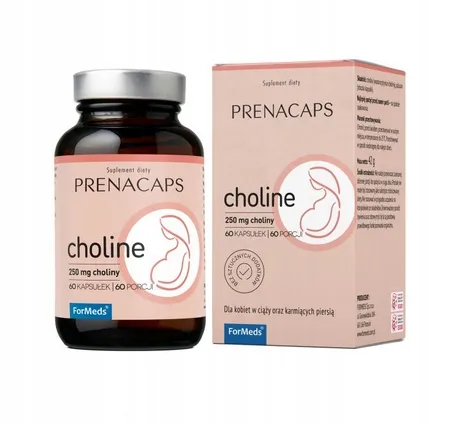 Formeds Prenacaps Choline - Cholina dla mamy i dziecka, 60 kapsułek