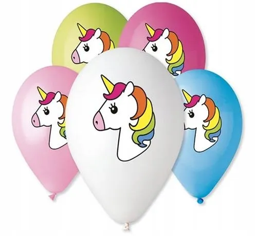 balony-jednorozce-30cm-5szt-cechy-matowe-z-nadrukiem