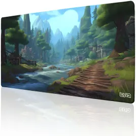 podkladka-pod-klawiature-wioska-verdantvale-100x50-tilt-duza-na-biurko-xxl