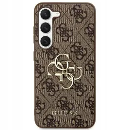 plecki-guess-do-samsung-galaxy-s24-plus-4g-big-metal-logo-brazowy