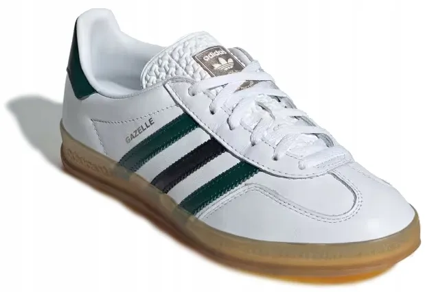 ADIDAS GAZELLE 38 2/3 sportowe sneakersy buty damskie skrzane biae 24 cm   197166913 - ERLI.pl