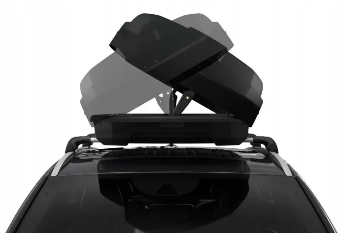 box-dachowy-thule-force-xt-s-black-carbon-300l-stan-nowy