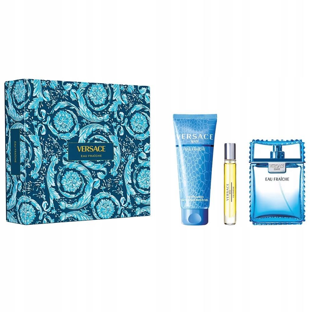 versace versace man eau fraiche woda toaletowa 100 ml   zestaw 