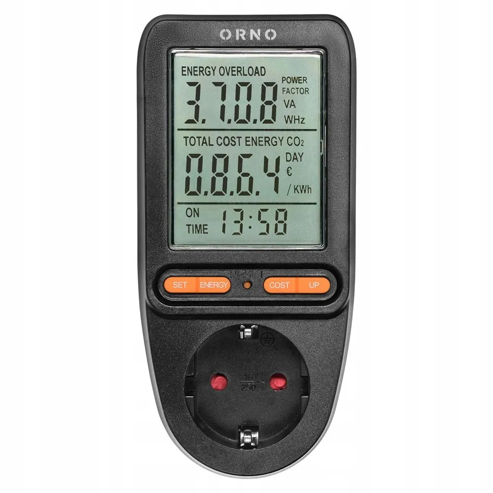 watomierz-kalkulator-energii-lcd-schuko-stan-nowy