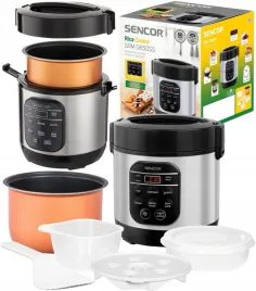 wielofunkcyjny-ryzowar-do-ryzu-warzyw-sencor-600ml-350w-akcesoria