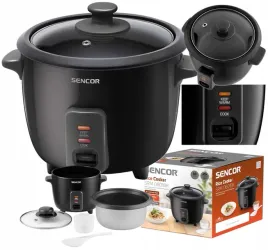 ryzowar-parowar-garnek-do-ryzu-warzyw-sushi-warzyw-sencor-600ml-300w-czarny