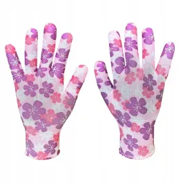 rekawice-ogrodowe-poliester-wzor-kwiatki-rozmiar-8