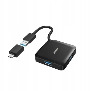 hub-hama-usb-3-0-4xusb-a-adapter-usb-c