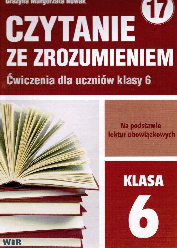 Czytanie ze zrozumieniem kl. 6 sprawdziany testy – 201160453 - ERLI.pl