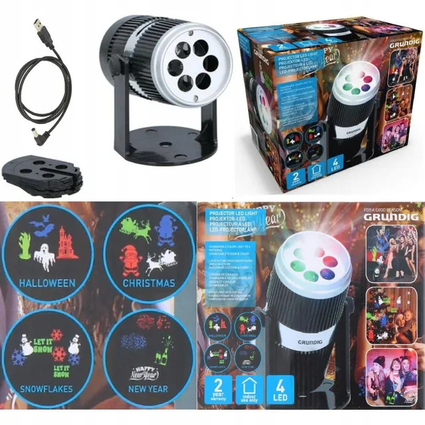 projektor-led-light-grundig-stan-nowy-moc-2-w