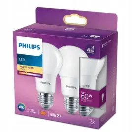 philips-led-e27-8w-2szt-energooszczedne-zarowki