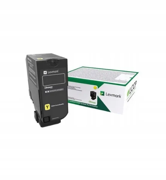 lexmark-toner-74c2hye-yellow-stan-nowy