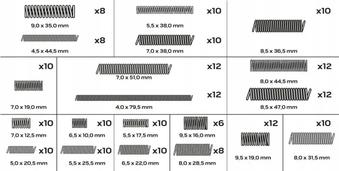 sprezyny-200-sztuk-stan-nowy-waga-z-opakowaniem-0-15-kg