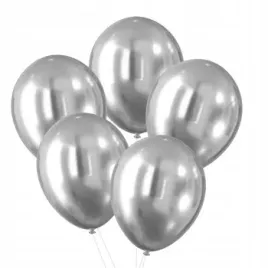 balony-celebrate-5-srebrnych-balonow-chromowych-30cm