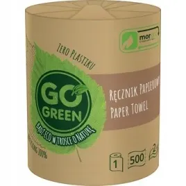 go-green-recznik-papierowy-1-rolka-500-listkow-2-warstwowy