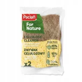 paclan-for-nature-zmywak-celulozowy-z-fibra-z-agawy-i-butelek-pet-2-szt