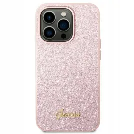 plecki-guess-do-iphone-14-pro-glitter-script-roz
