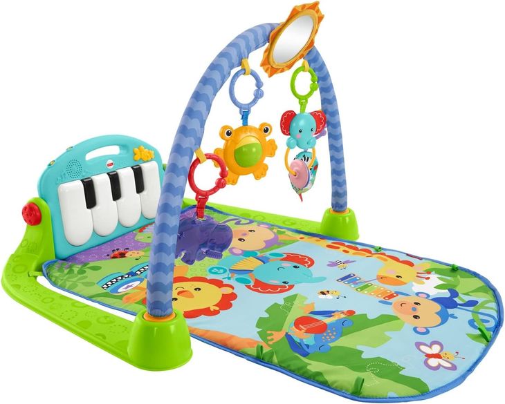 Mata edukacyjna gimnastyczna z pianinkiem Fisher Price HBB73