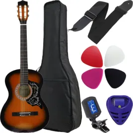 gitara-klasyczna-castelo-7-8-sunburst-od-12-lat-dla-doroslych-zestaw