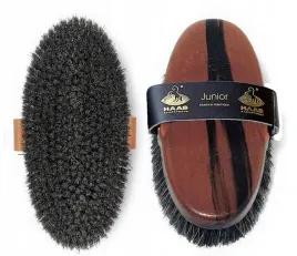 szczotka-dla-konia-junior-ze-szlufka-brazowa-20cm-haas