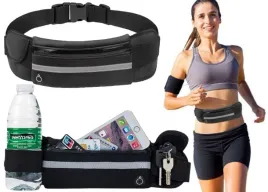 nerka-pas-biegania-pasek-etui-na-rower-telefon-biodrowa-czarna-wodoodporna