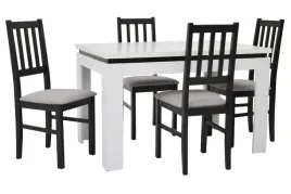 klasyczne-4-krzesla-czarne-stol-80x120-160-bialy