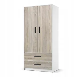 szafa-mlodziezowa-dwudrzwiowa-90-cm-biala-sonoma