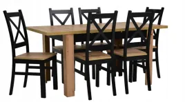 industrialny-stol-z-krzeslami-x6-czern-drewno