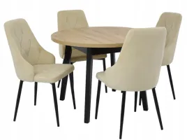 stol-okragly-100x100-rozkladany-do-130cm-4x-krzeslo-tapicerowane-kolory