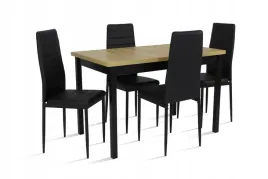 komplet-4x-krzesla-czarne-stol-do-kuchni-laminat