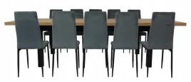 komplet-stol-10-krzesel-szary-welur