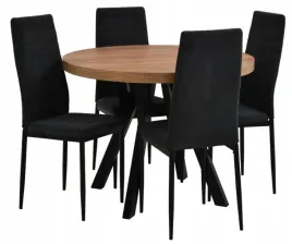 stol-okragly-90x90-190cm-4-krzesla-industrialne-kolory
